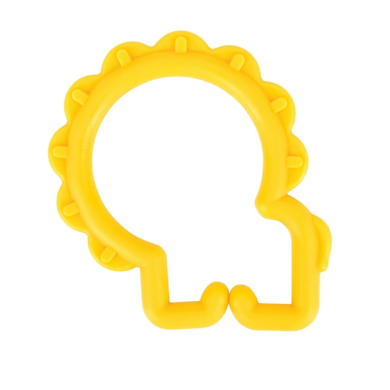 Nuby Animal Click Links for Babies, Green, Blue, Yellow, Purple