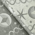 thumbnail image 4 of Ntbay 3 Layer Toddler Blanket, Muslin Cotton Jacquard Bed Blankets, Lightweight Thermal Baby Blanket, Super Soft and Warm Crib Blanket for All Seasons, Decoration Gift, 30"x40", Gray Starfish, 4 of 5
