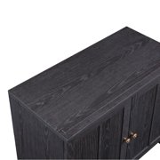 My Texas House Ellison Modular TV Console, Black Finish