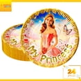 thumbnail image 2 of 24 Pz Plato De Cartón Premium Pastelero De Personajes My Princess XV, 2 of 4