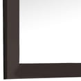 thumbnail image 5 of Benjara Contemporary Style Faux Leather Upholstered Wooden Framed Mirror, Brown, 5 of 5
