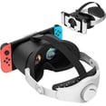 thumbnail image 1 of Upgraded VR Headset for Nintendo Switch & Switch OLED Model, Switch VR Glasses with Adjustable HD Lenses and Head Strap with Rotary Button, 1 of 5