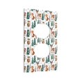 thumbnail image 6 of Zufioo Winter Woodland Friends Print Switch Wall Plate, Dustproof and Heat-resistant Decorative Wall Switch Cover, Suitable for Residential and Commercial Areas-Mid-size, 6 of 8