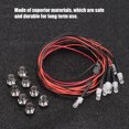 thumbnail image 1 of Rc Car Led Light Rc Led Light Rubber Plastic 8Pcs 5Mm Headlights Rc Sory Led Lights For Model Drift Car 7#, 1 of 8