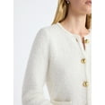 thumbnail image 4 of Free Assembly Women's Nubby Cardigan with Welt Pockets, Midweight, Sizes XS-XXL, 4 of 5