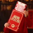 thumbnail image 1 of Grandes Enveloppes Angpao Rouges du Nouvel An Chinois pour l'Année du Cheval 2026, Décoration Cadeau Traditionnelle du Zodiaque, Grand Sachet d'Argent Festif, 1 of 8