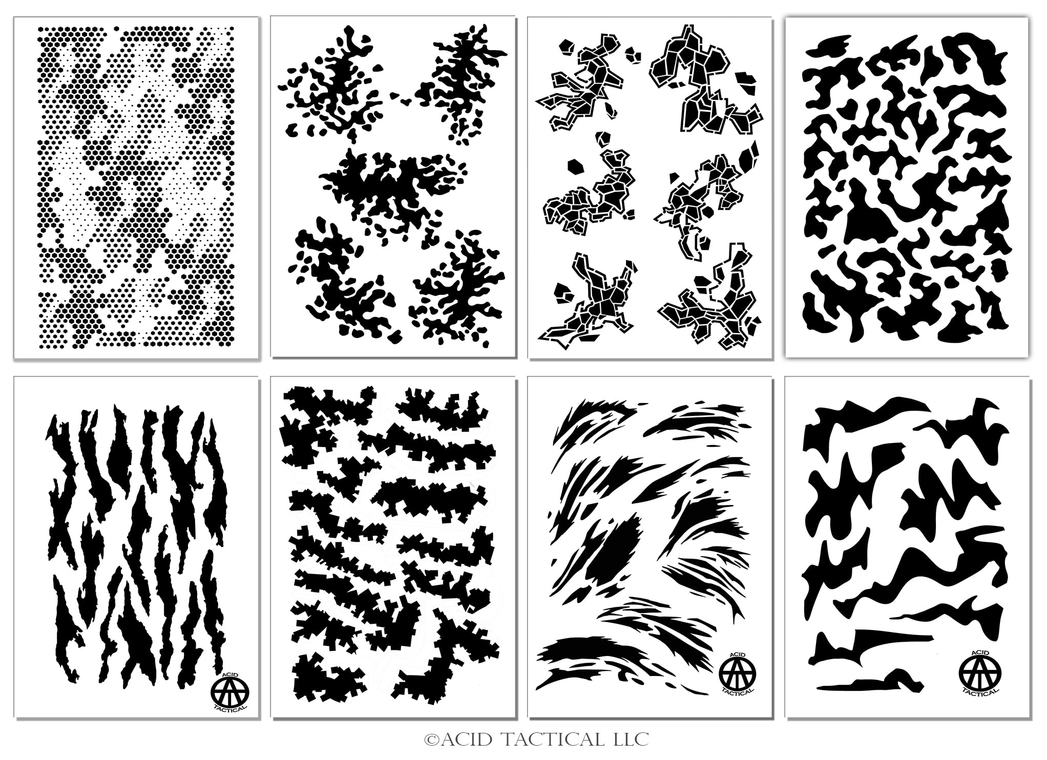 Png Vinyl Stencil files Pdf Paint Stencil, Cerakote stencil Dxf Geometric camouflage Stencil Eps Cerakote stencil cut file Jpg Svg