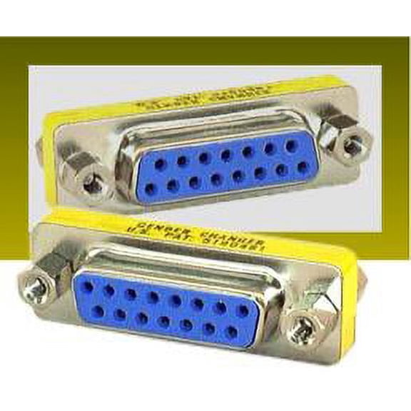 IEC M9156 DB15 Female to Female Thin Gender Changer
