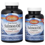 Carlson Salmon Oil - 180 soft gels