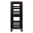 thumbnail image 4 of Winsome Leo 2-Section Wide Open Shelf, Espresso Finish, 4 of 9