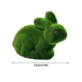 thumbnail image 2 of Easter Artificial Moss Bunny Figurine Decor, Easter Bunny Decorations, Garden Artificial Moss Rabbit for Easter Decorations Easter Party Gifts, 2 of 7