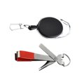 thumbnail image 4 of Sonducket Herramienta de nudo rápido de pesca Pro Fast Tie Nail Knotter cortador de línea Nipper con Retractor Tackle Accesorios Pescar Rojo plata con llavero, 4 of 6