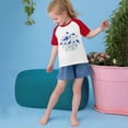 thumbnail image 4 of RXIRUCGD 2025 Vêtements d'Été pour Enfants Tout-Petits Garçons Filles Mode Mignon Col Rond Imprimé Manches Courtes Haut, 4 of 6