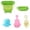 C2-C, variant on Beach Buckets for Kids 12-Piece Sand Toy Set with Molds Shovels Rakes Lightweight Travel-Friendly Beach Toys for Toddlers Ages 3-10,as shown