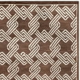 thumbnail image 3 of SAFAVIEH Mosaic Amilia Geometric Area Rug, Brown/Cream, 9' x 12', 3 of 5