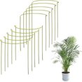 thumbnail image 1 of Kit de 10 estacas para plantas - Soportes para plantas trepadoras y flores - Estaca verde - Ayuda a que tus plantas crezcan - Estacas para tomates de jardín - Estacas para hortensias, peonías, plantas, 1 of 5