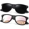 thumbnail image 1 of Gafas de sol Joopin Square Polarizadas con protección UV400 negro/rosa, 1 of 6