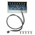 thumbnail image 1 of Panel de caja de concentrador USB con transmisión de datos sin pérdida USB 2.0 de 7 puertos Panel de unidad de concentrador USB, 1 of 8