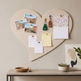 thumbnail image 6 of Heart Shaped Bulletin Board with Backing, Pin Board Tile for Wall Decor and Photo Display Board, 6 of 6