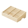 thumbnail image 1 of Luzkey Mobile Phone Storage Box, Desk Organizer with 24 Compartments, Rectangular, Made of [material], Multifunctional, Mobile Phone Management for Classroom Wooden color, 1 of 8