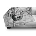 thumbnail image 3 of Sketchy Soft Flannel Fleece Throw Blanket, Gondola in Venice European Famous Canal History Mediterranean Holiday Image, Cozy Plush for Indoor and Outdoor Use, 70" x 90", Black and White, by Ambesonne, 3 of 6