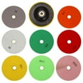 thumbnail image 1 of 9Pcs/Set 5 Inch Diamond Polishing Pad Set Granite Marble Concrete Stone Tile Wet Dry for Granite Concrete Marble Stone Tiles, 1 of 7