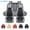 Black&Gray, variant on Car Seat Cover for INFINITI M56 5 Seats, Deluxe PU Leather Auto Front Rear Cushion Protector Full Set for Q50 Q45 M45 M35 Beige