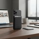 thumbnail image 2 of Cartera Wallet Alcantara Gamuza Suave Para Iphone Magsafe Gris Oscuro., 2 of 5