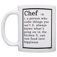 thumbnail image 2 of ThisWear Pastry Chef Gifts Chef Definition Gifts for a Chef 11 ounce 2 Pack Coffee Mugs, 2 of 4