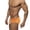 Orange, variant on PBFRDSJ Mens Swim Briefs Low Rise Athletic Swimsuit Stretchy Bikini Panties with Dot Pirnt for Swimming Beach Vacation