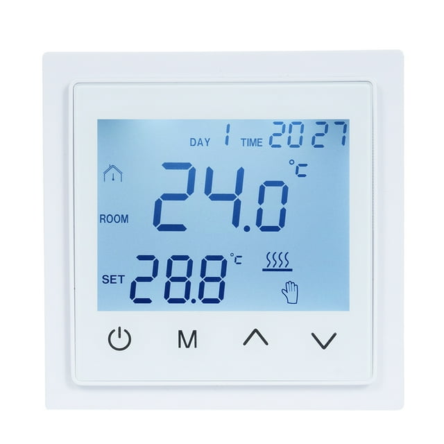 Thermostat,16a Floor Temperature Ntc Temperature Temperature Screen Ntc Temperature Screen Ntc Led Screen Display 16a Floor With Led Floor Temperature With