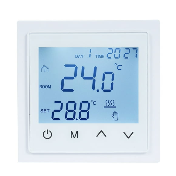 Thermostat, Température de Plancher 16a Température de Plancher Ntc Température de Plancher Ntc Température de Plancher Ntc Écran Mené Affichage 16a Plancher avec la Température de Plancher Menée avec
