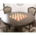 thumbnail image 6 of Sunset Trading Vegas 3-Piece 42.5" Wood Dining/Chess/Poker Table Set in Gray, 6 of 6