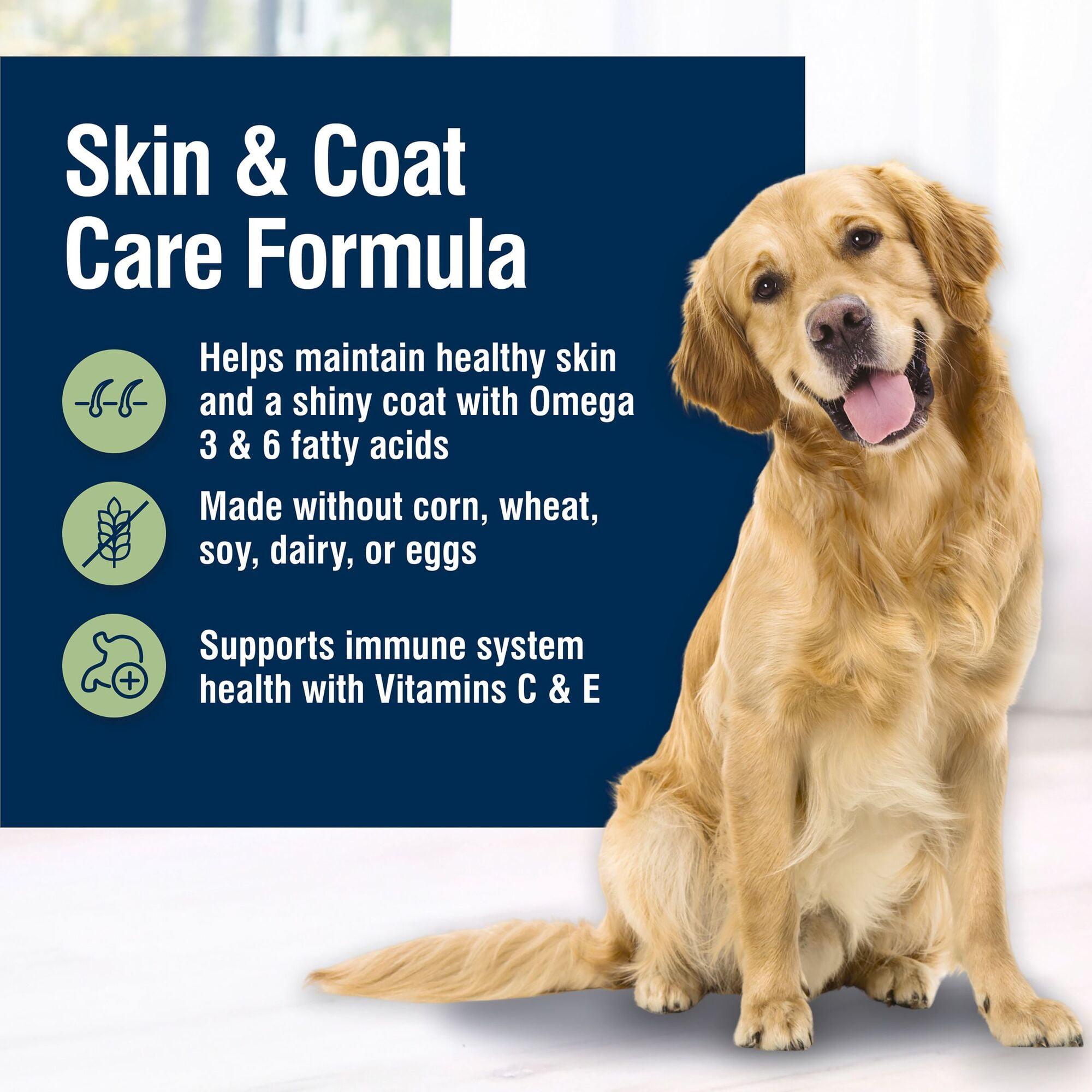 BLUE True Solutions Perfect Skin & Coat Adult Dog Dry Food, Salmon, 4-lb.