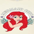 thumbnail image 3 of Disney The Little Mermaid - Ariel - Mermaid Chic - Juniors Fitted Graphic T-Shirt, 3 of 5