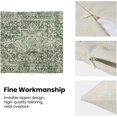 thumbnail image 6 of Boho Pillow Covers 18x18, Sage Green Cream Ethnic Design Outdoor Decorative Throw Pillows for Couch, Carpet Pattern Decor Cushion Cover 2 Pcs Farmhouse Linen Pillowcase for Bed Car Safa, 6 of 6