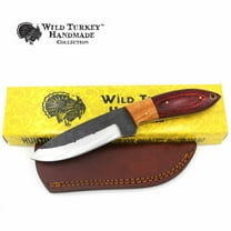 Wild Turkey Handmade High Carbon Steel Fixed Blade Hunting Knife