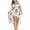 White, variant on Bidobibo Womens Summer Plus Size Maxi Dresses Casual Loose Boho Floral Print High Low Split Dresses V-Neck Short Sleeve High Waist Flowy Beach Dress Travel Sundress
