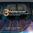 thumbnail image 3 of Tienda de campaña familiar para 5-10 personas con 3 habitaciones ilios innova  Azul, 3 of 9