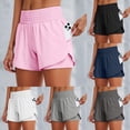thumbnail image 5 of Womens Running Shorts with Pockets 3"/5" High Waisted Quick Dry Sports Athletic Gym Workout Shorts with Liner, 5 of 6