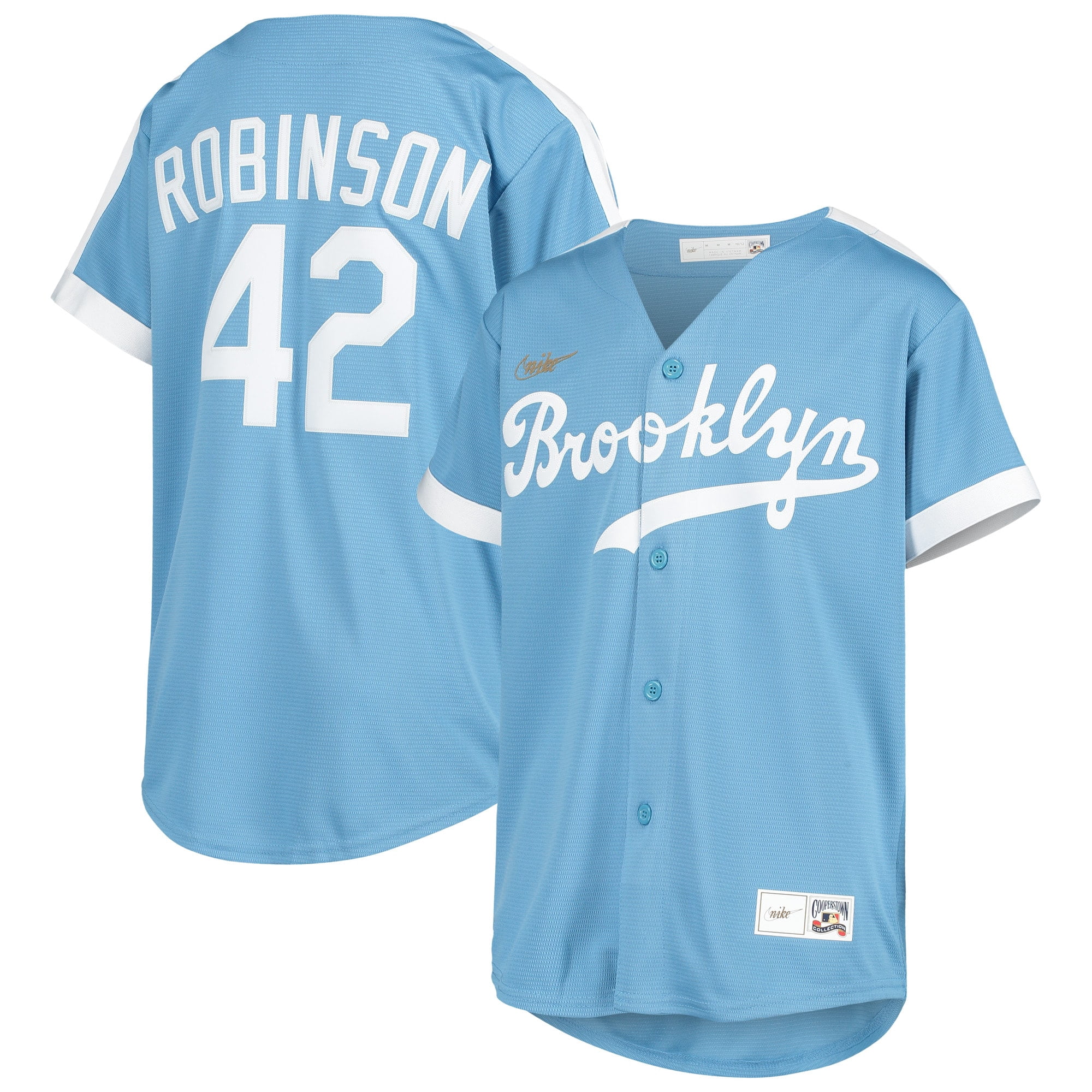 jackie robinson jersey light blue