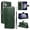 Darkgreen, variant on for Samsung Galaxy A17 5G Wallet Case, PU Leather Flip Cover with Kickstand,Magnetic Closure Wrist Strap 3 Card Slots & 1 Cash Pocket Shockproof Full Body Protection for Galaxy A17 5G,Darkgreen