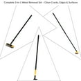 thumbnail image 2 of Gardenised 4-in-1 Durable Crack Weeder, Scraper, Moss & Debris Remover, and Cleaning Brush with 2 Replaceable Bristle Heads for Lawn, Patio, Driveway, Exterior Wall, and Yard Maintenance, 2 of 3