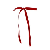 24 Pcs Christmas Tree Velvet Pre-Tied Ribbon Bow 5 x 7 in Wedding Decorating Wreath Spring Summer Winter Christmas Tree Decoration