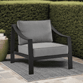 thumbnail image 5 of Koda Aluminum Outdoor Sofa in Black and Dark Gray, 5 of 15