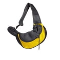 thumbnail image 1 of Methold Bolsa de transporte para mascotas, portátil, con cremallera, transpirable, forro Flexible, colorido, con varios bolsillos, para Hábitats y jaulas para animales pequeños Amarillo Grande, 1 of 6