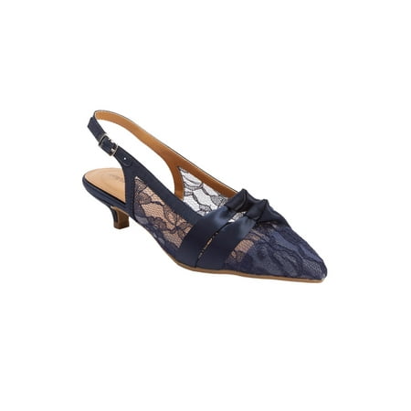 

Comfortview Women s Wide Width The Poppy Slingback