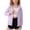 Purple, variant on Cethrio Girls Sun Protection Jackets Size 6, Long Sleeve Summer Zip up Lightweight Kids Rash Guard Outerwear with Hood Pink Size 6