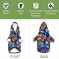 thumbnail image 6 of KLL Colorful Fall Leaves for Basic Dog Hoodie - Pet Hoodie Sweater with Leash Hole - Cute Dog Sweatshirt - Pet Clothes Hooded Sweatshirt for Dog & Cat -X-Small, 6 of 8