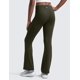 thumbnail image 4 of Pantalones CRZ YOGA Butterluxe de Cintura Alta y Pierna Acampanada en Oliva M, 4 of 6